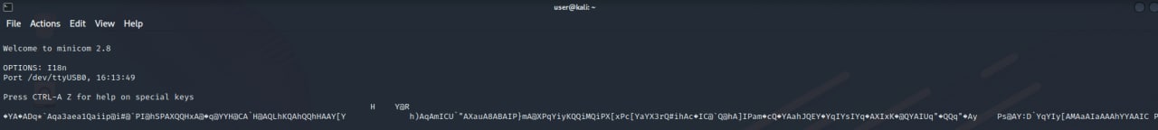 Wrong Baud Rate Example